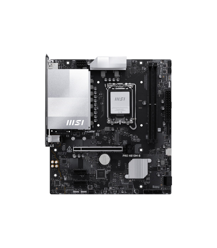 Placa base msi pro pro h810m - b matx