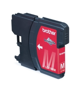 Cartucho tinta brother lc1100m magenta 325 paginas dcp - 585cw -  dcp - 6690cw -  mfc - 490cw -  mfc - 790cw