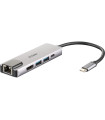 Hub d - link dub - m520 2 usb 3.1 hdmi rj45 usb tipo c