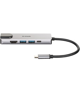 Hub d - link dub - m520 2 usb 3.1 hdmi rj45 usb tipo c