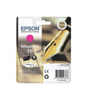 Cartucho tinta epson t162340 magenta  wf - 2010 - 2510 - 2520 - 2530 - 2540 -  pluma