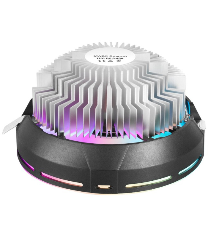 Ventilador disipador cpu mars gaming mcpu120 120mm rgb