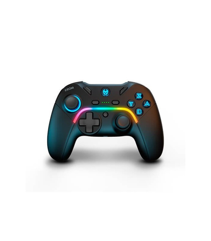 Mando gamepad krom gamming kayros argb - pc - switch - android - ios