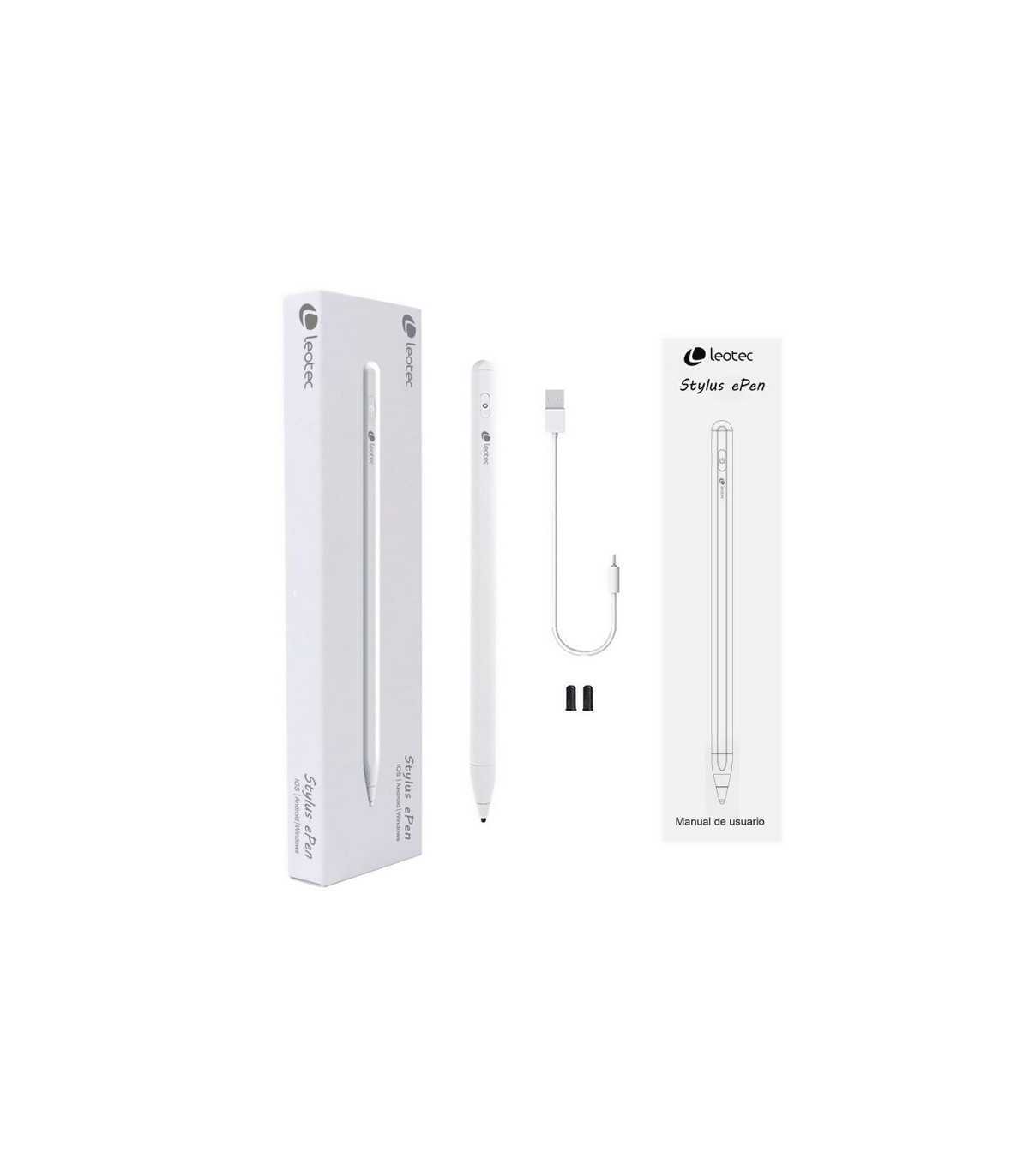 Lapiz digital leotec lestp01w stylus epen android - ios - windows blanco