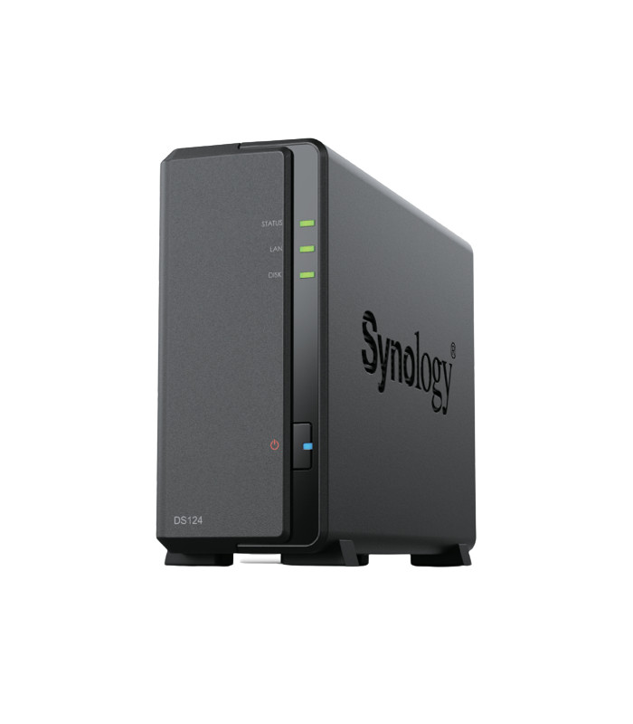 Servidor nas synology disk station ds124 1gb 1 bahias gigabit ethernet