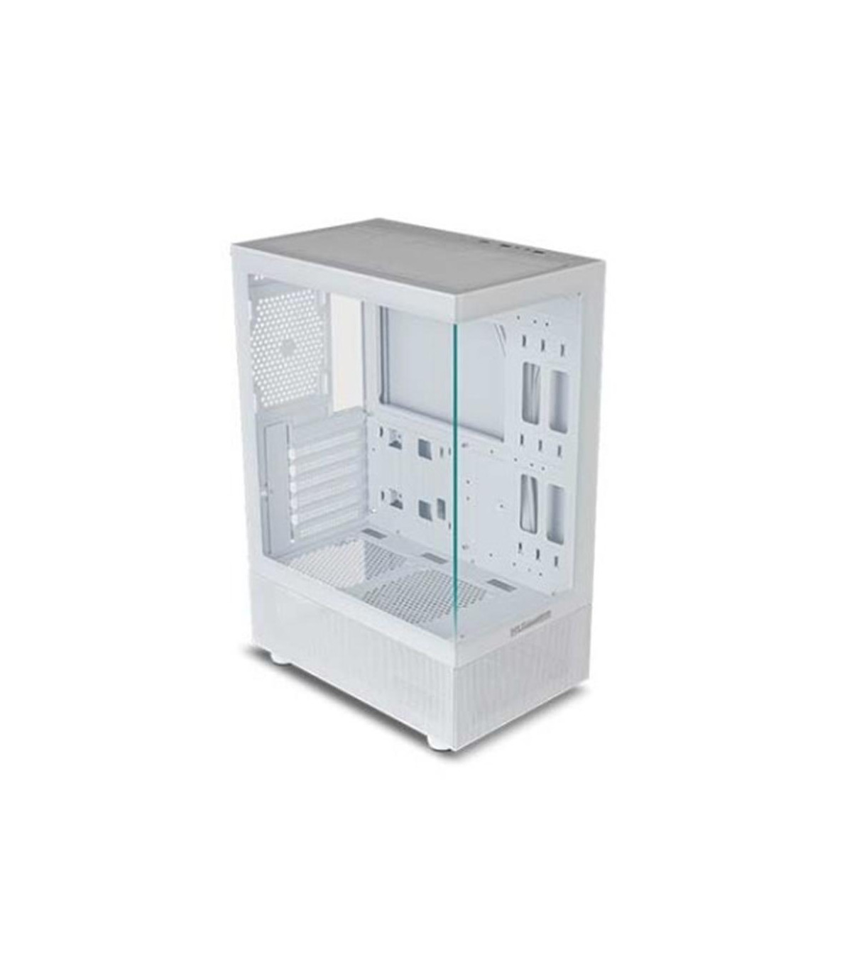 Caja ordenador gaming nox hammer vision atx cristal templado blanco