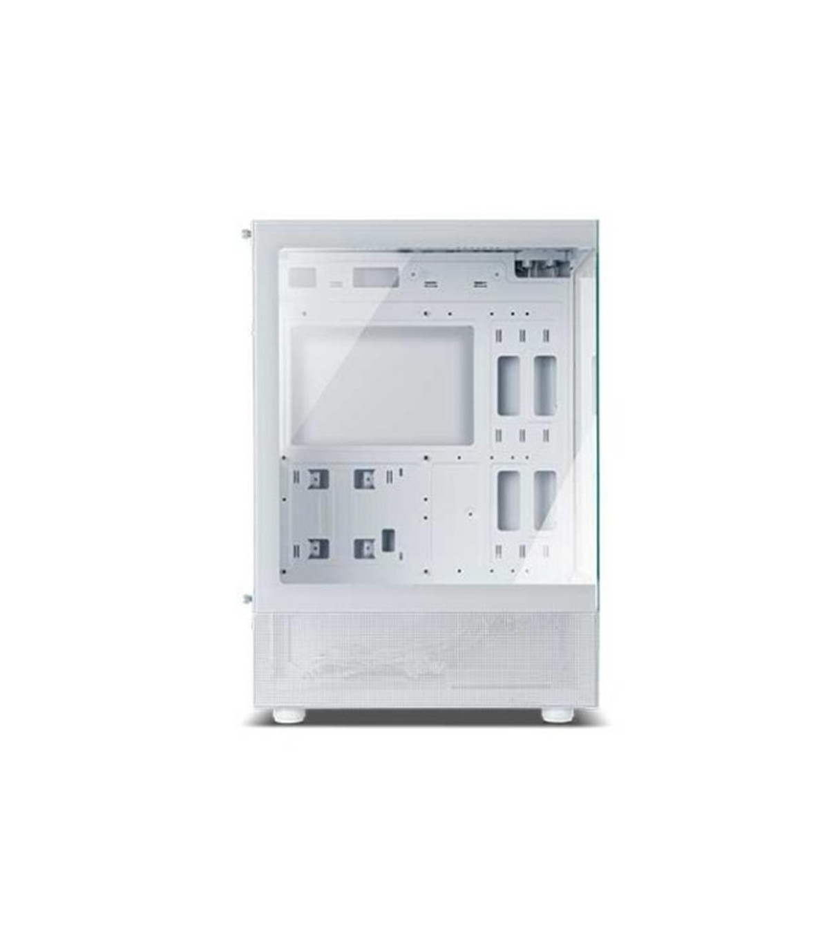 Caja ordenador gaming nox hammer vision atx cristal templado blanco