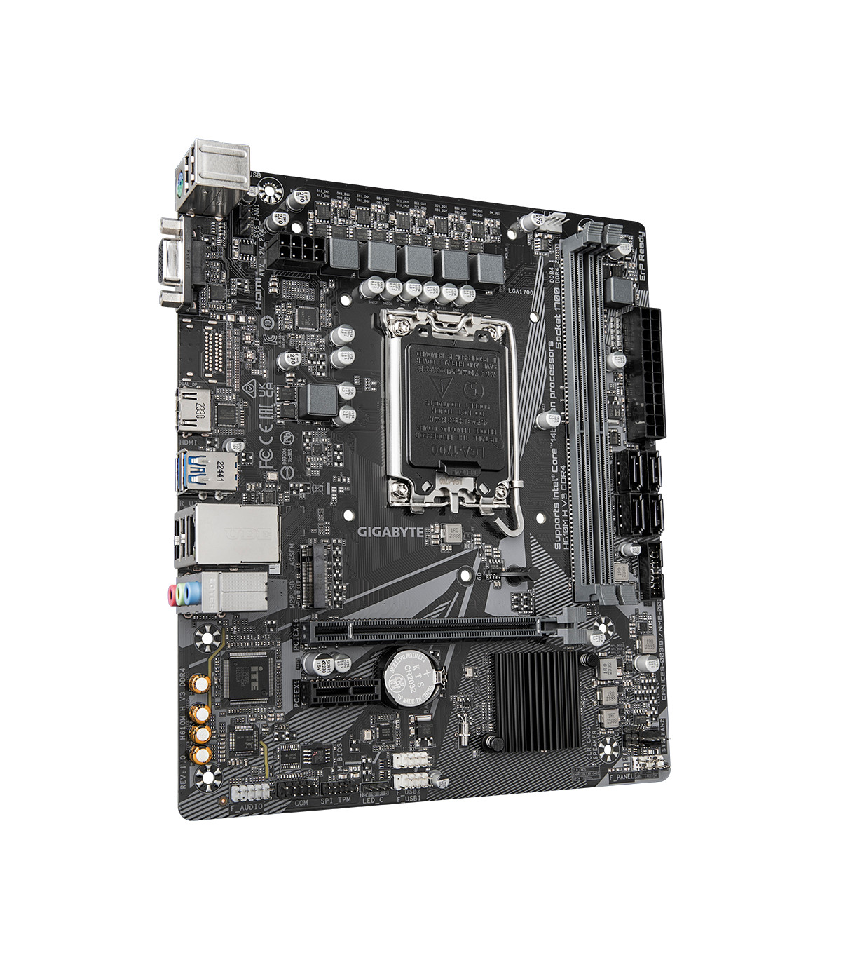 Placa base gigabyte h610m h v3 ddr4 matx 1700