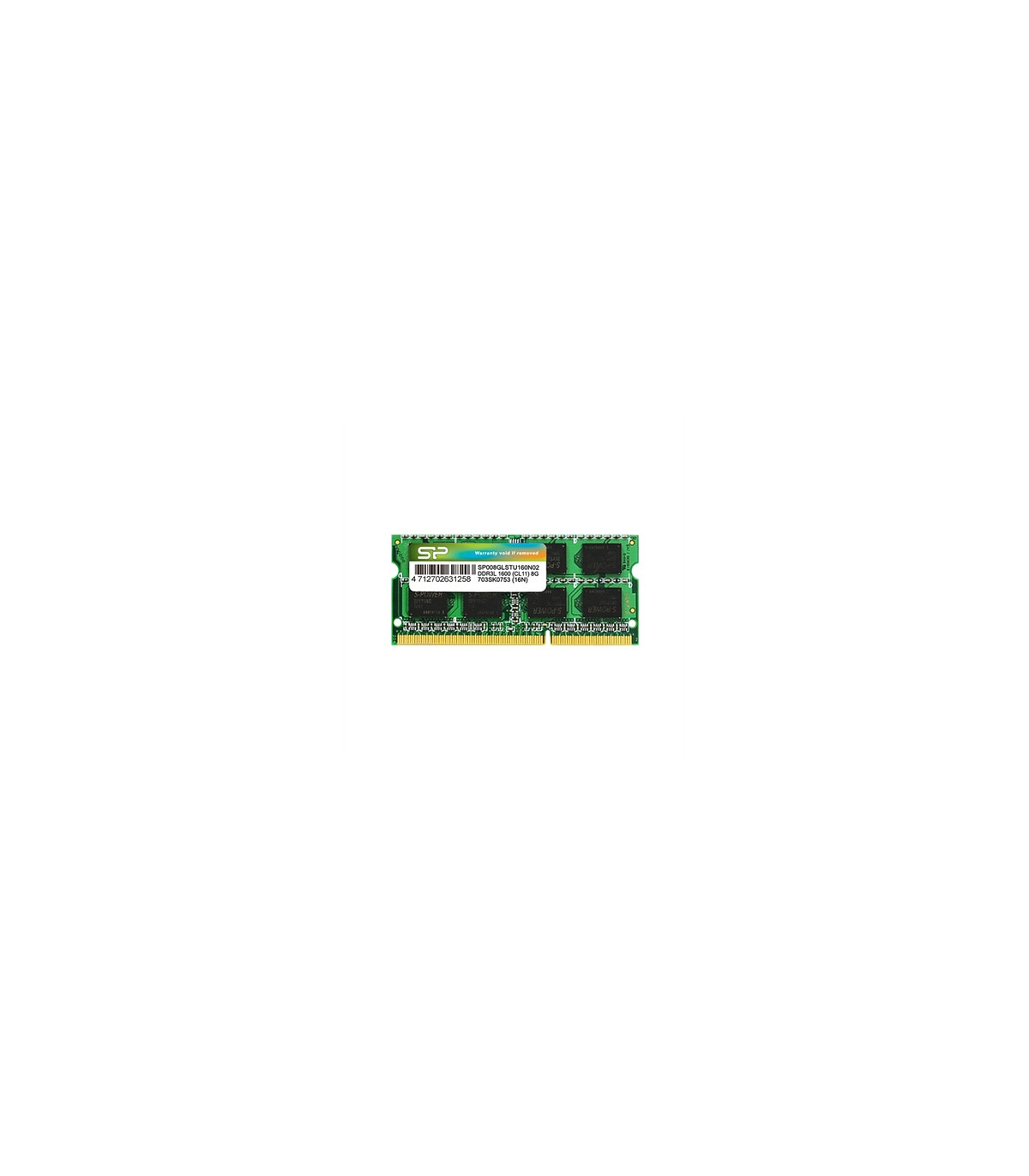 Memoria ram ddr3l 8gb silicon power sodimm 1600 mhz.