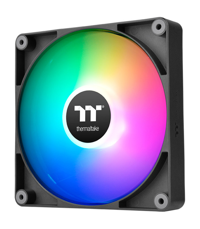 Ventilador caja inverso thermaltake ct140 argb 2x 140mm negro