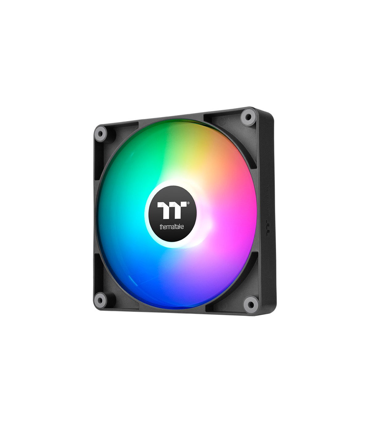 Ventilador caja inverso thermaltake ct140 argb 2x 140mm negro