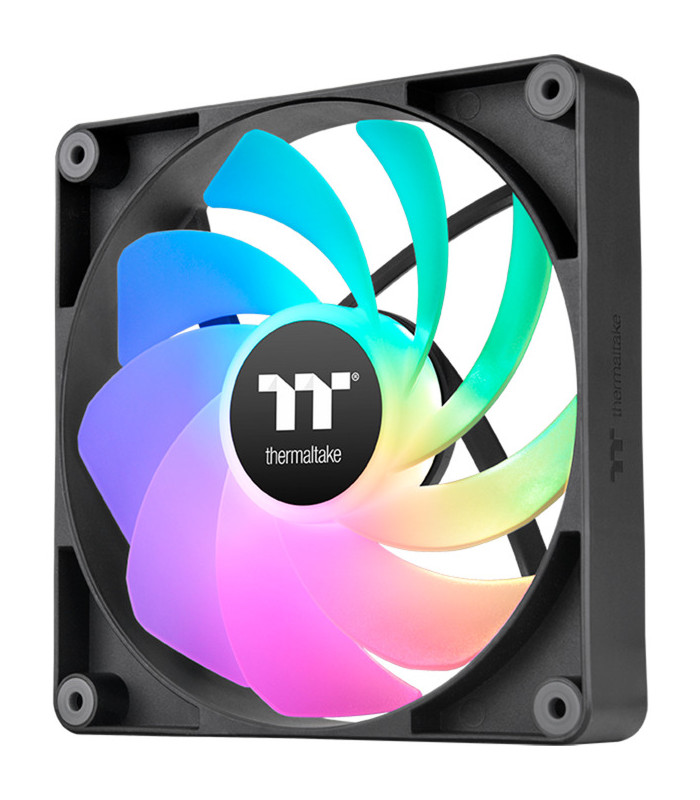 Ventilador caja inverso thermaltake ct140 argb 2x 140mm negro