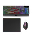 Teclado + raton mars gaming mcp124es rgb negro