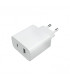 Cargador de pared xiaomi mi dual usb tipo a - usb tipo c - 33w - blanco