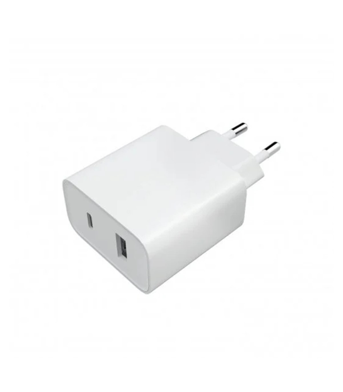 Cargador de pared xiaomi mi dual usb tipo a - usb tipo c - 33w - blanco
