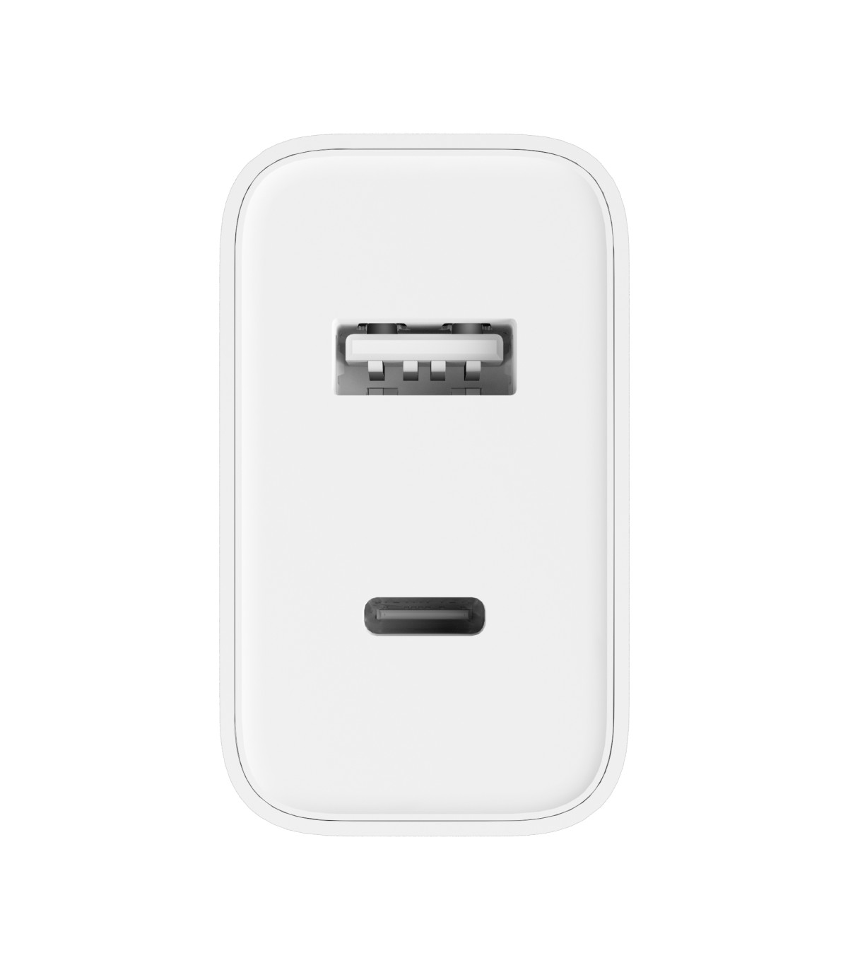 Cargador de pared xiaomi mi dual usb tipo a - usb tipo c - 33w - blanco