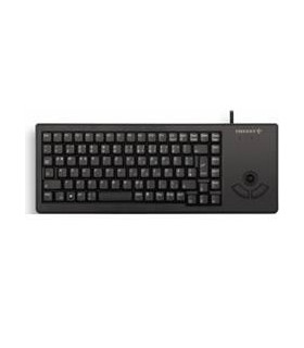 Teclado cherry xs trackball raton integrado compacto usb negro