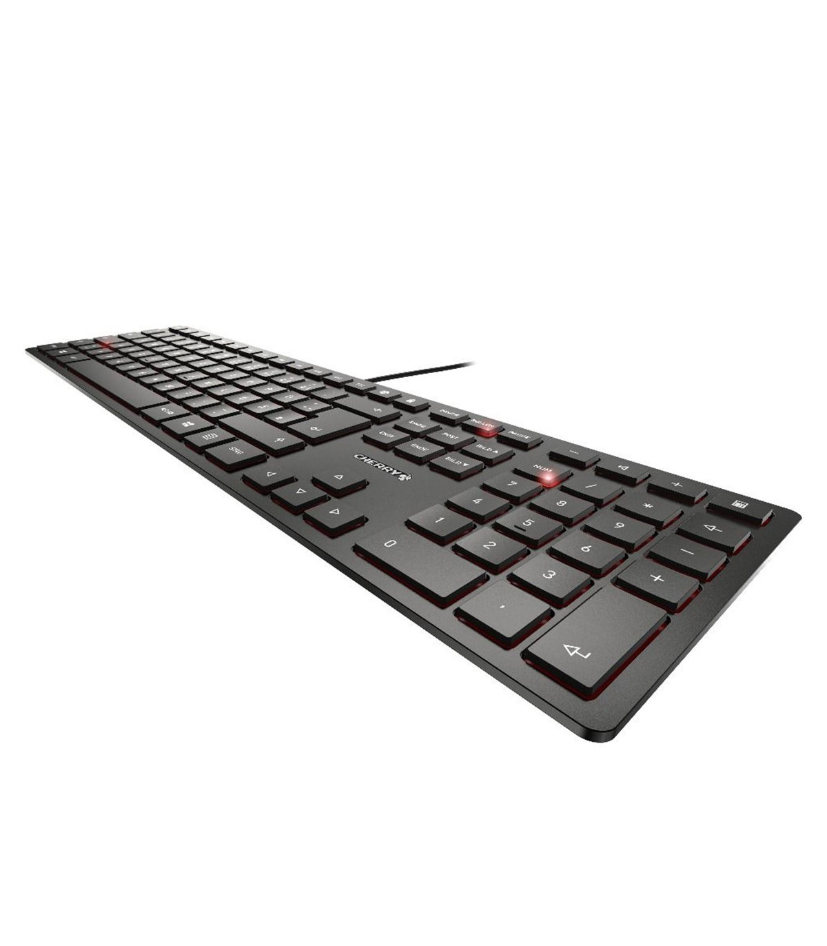 Teclado cherry kc 6000 slim ultraplano negro