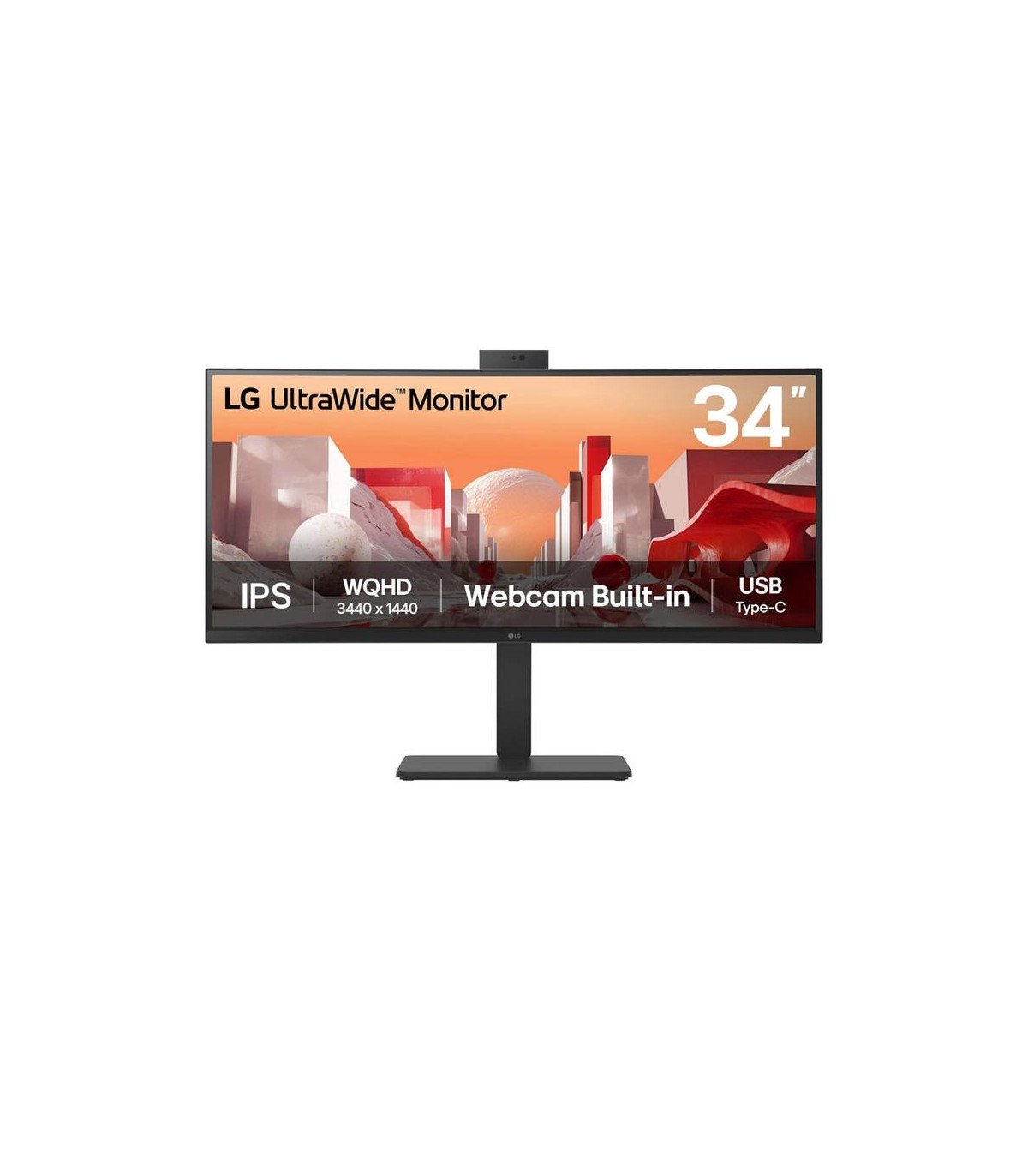 Monitor lg 34ba85qe - b 34 pulgadas wqhd 60hz