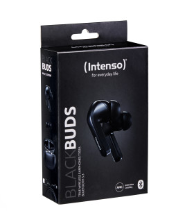 Auriculares bluetooth intenso buds t300a tws con anc negro inalambrico