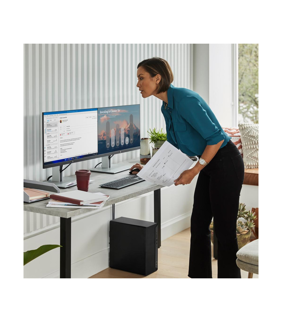 Ordenador hp pro 400 g9 i5 - 12500 16gb ssd 512gb