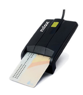 Lector dni electronico nilox negro