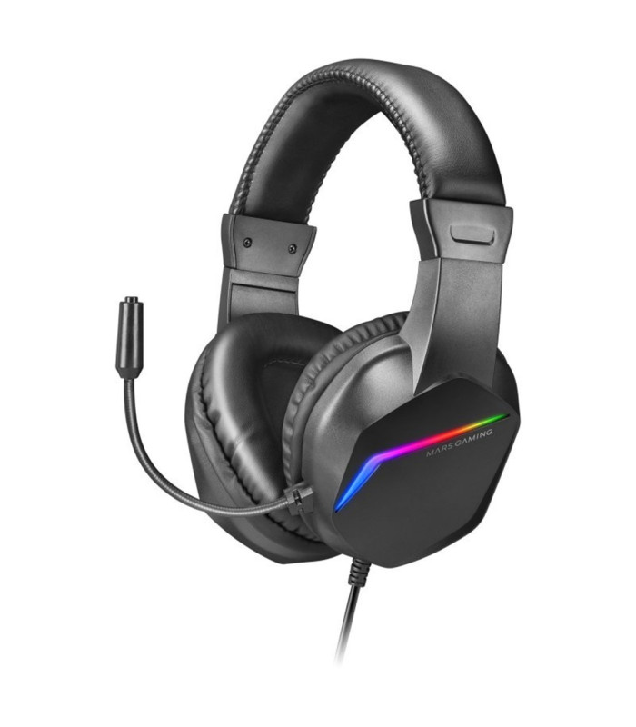 Auriculares mars gaming mh122 frgb jack 3.5mm con microfono compatible con windows -  ps4 -  ps5 -  xbox one -  xbox series x - 