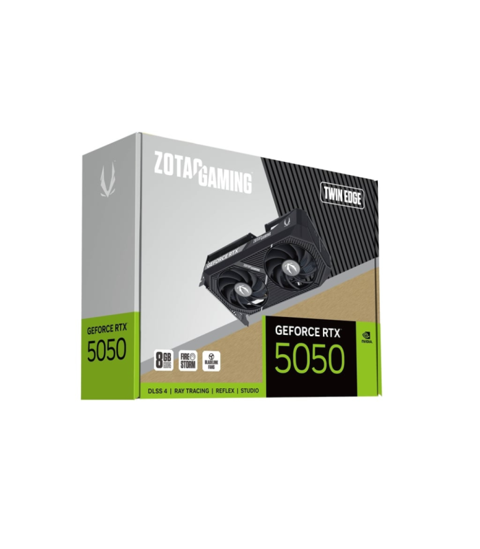 Tarjeta grafica zotac rtx 5050 twin edge 8gb gddr6 -  3x dp -  1x hdmi pci express 5.0
