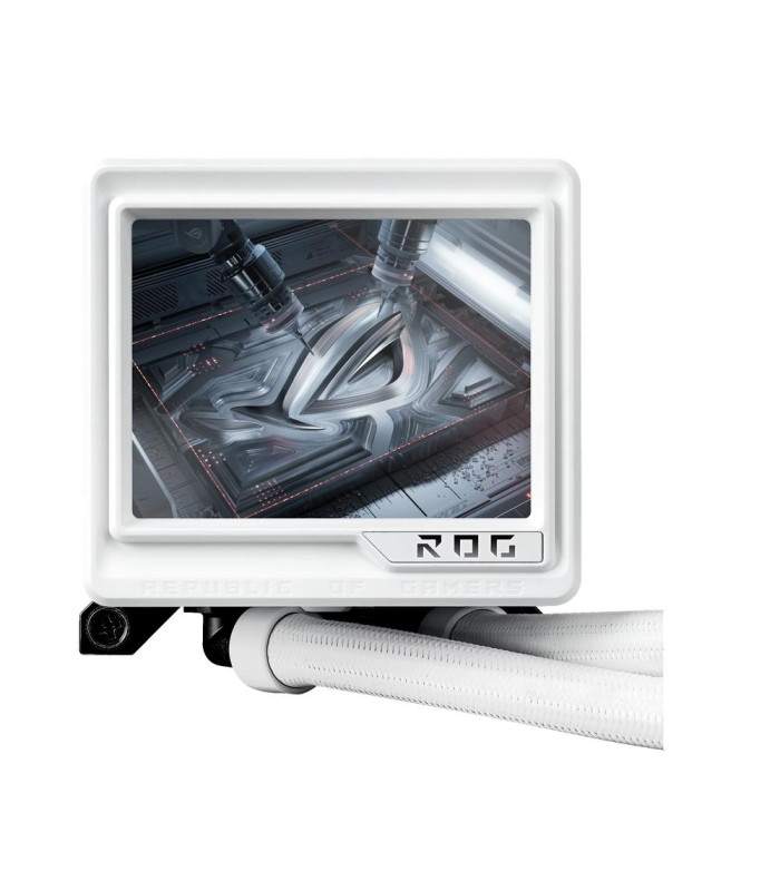 Kit refrigeracion liquida asus rog ryujin iii 360 argb extrema 3x 120mm blanca