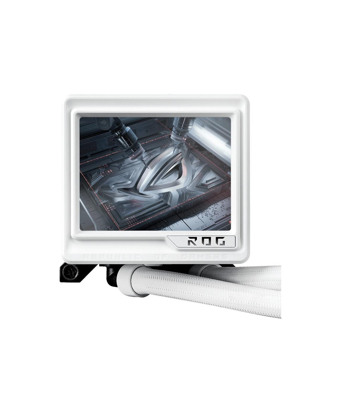 Kit refrigeracion liquida asus rog ryujin iii 360 argb extrema 3x 120mm blanca