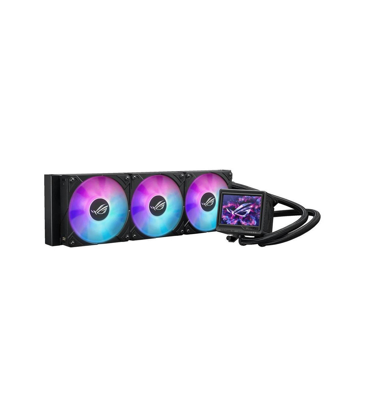 Kit refrigeracion liquida asus rog ryujin iii 360 argb extrema 3x 120mm negra