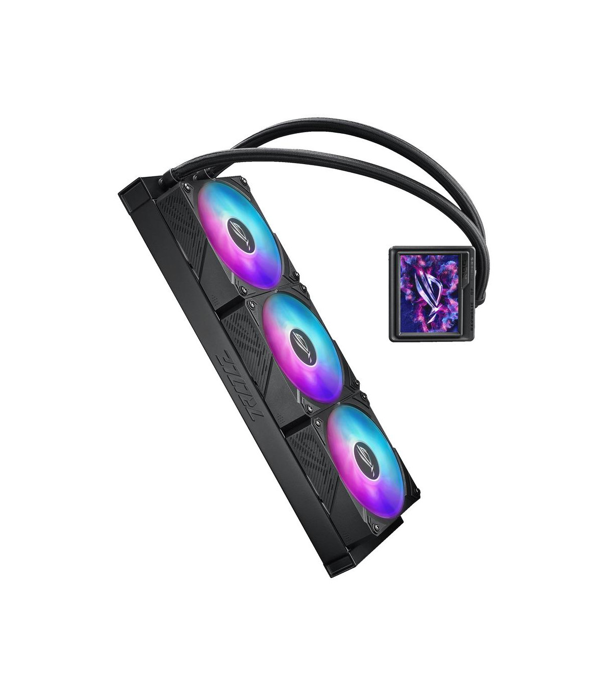 Kit refrigeracion liquida asus rog ryujin iii 360 argb extrema 3x 120mm negra