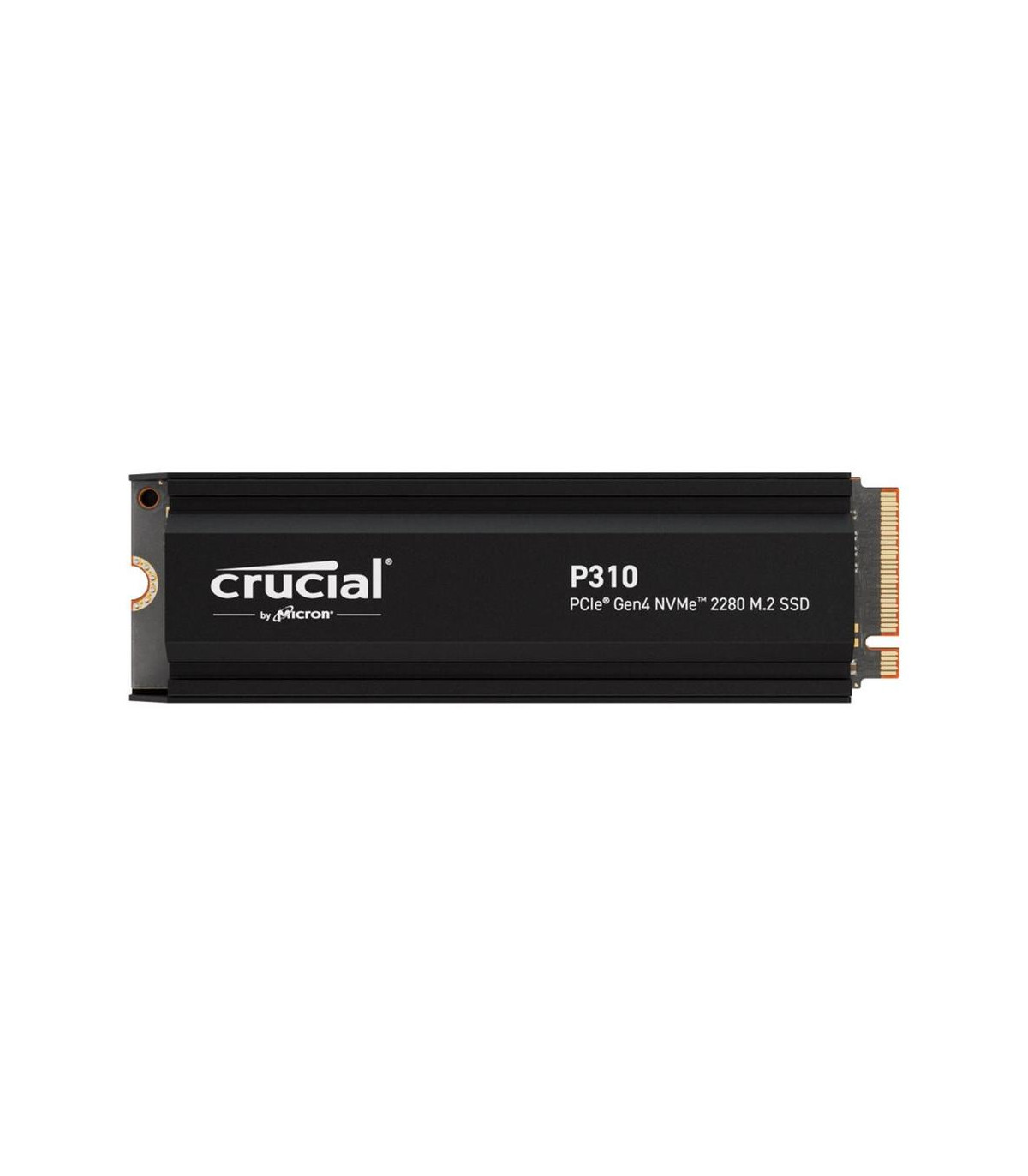 Disco duro interno solido ssd crucial p310 1tb m.2 nvme pci express 4.0 heatsink