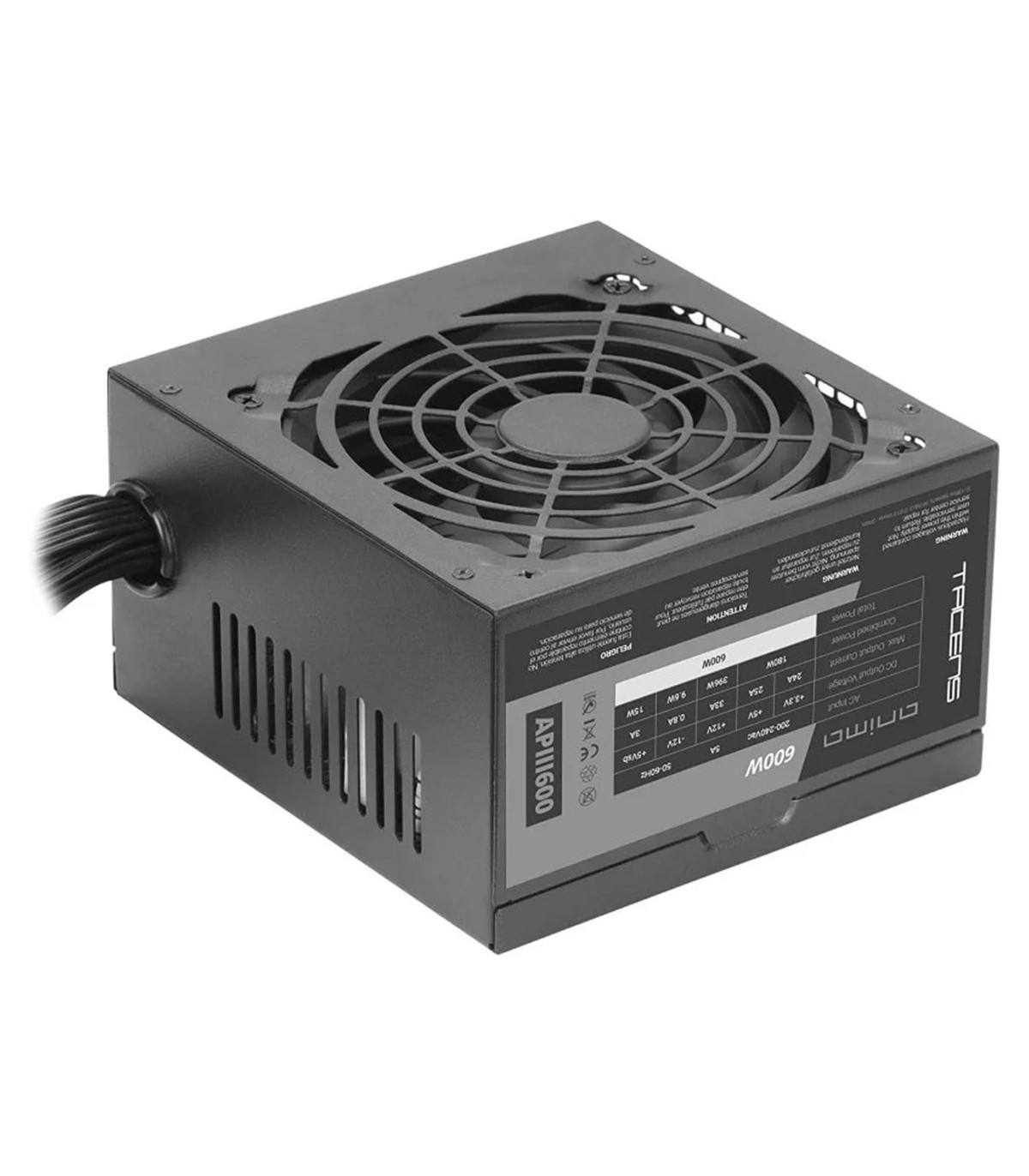 Fuente alimentacion tacens anima apiii600 atx 600w