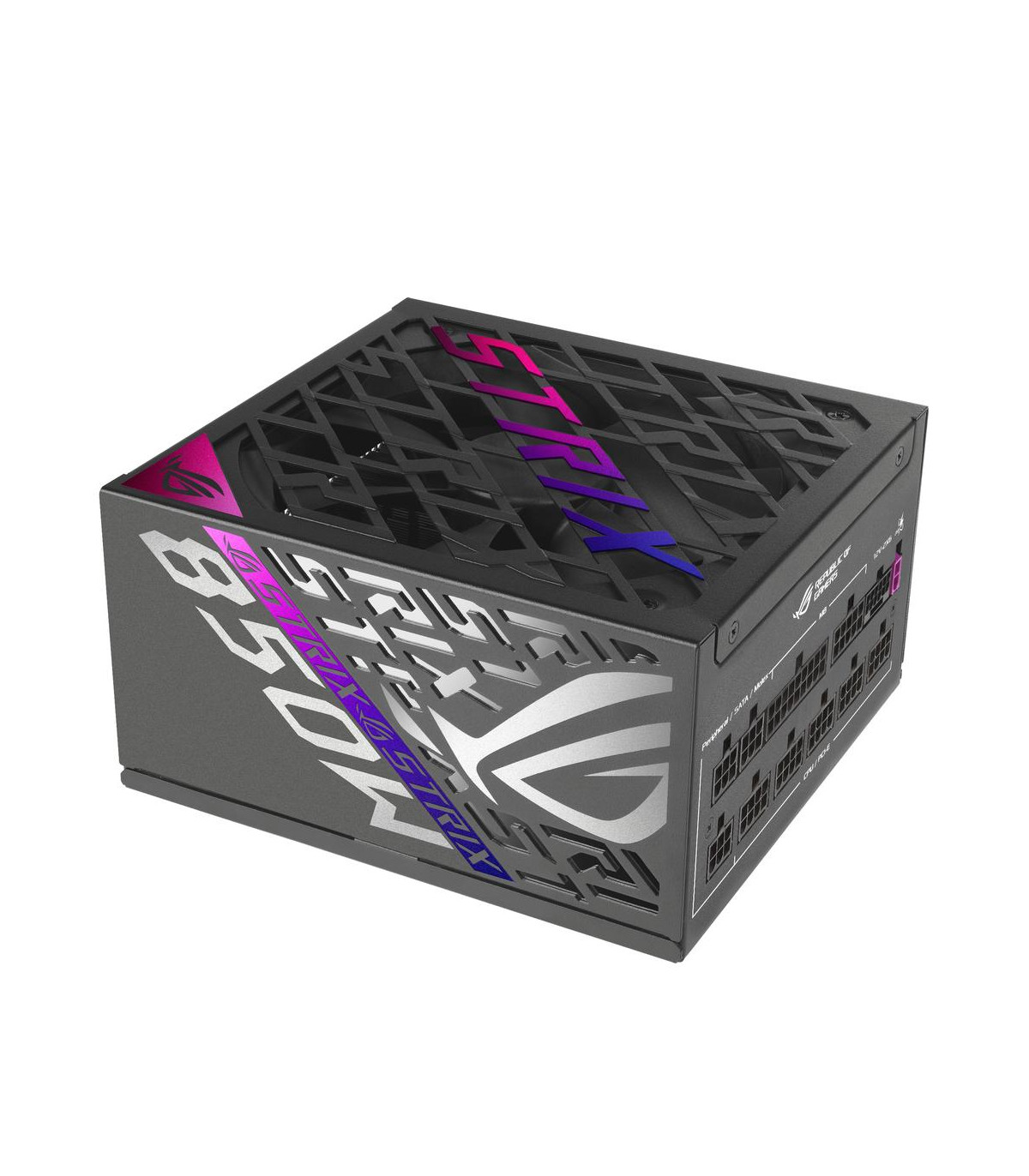 Fuente alimentacion asus rog strip 850p gaming atx 850w negra