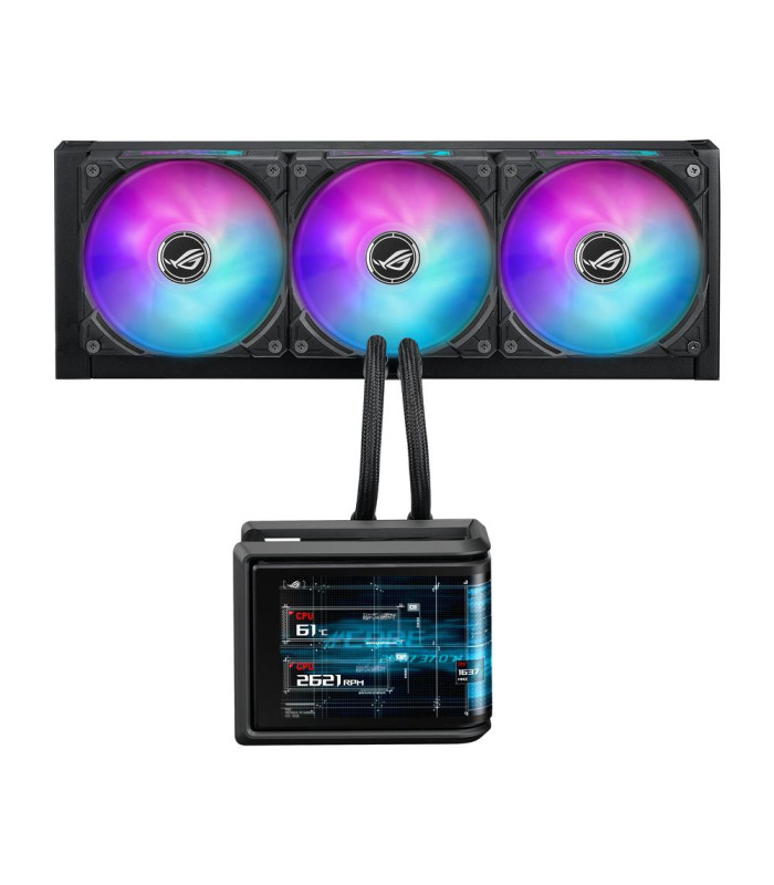 Kit refrigeracion liquida asus rog ryuo iv slc 360 argb 3x 120mm negro