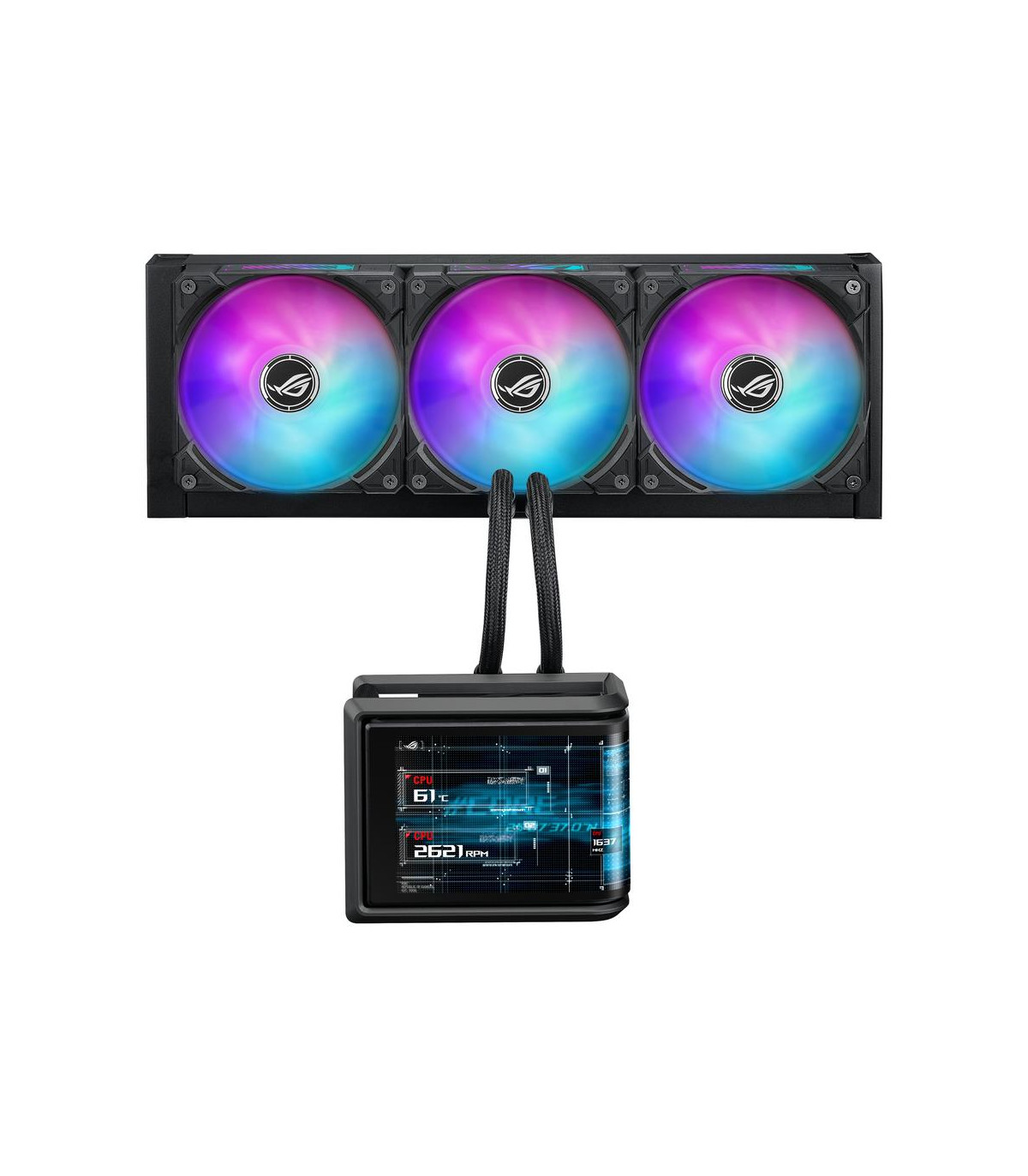 Kit refrigeracion liquida asus rog ryuo iv slc 360 argb 3x 120mm negro