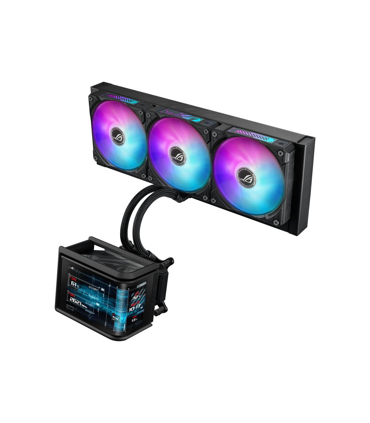 Kit refrigeracion liquida asus rog ryuo iv slc 360 argb 3x 120mm negro