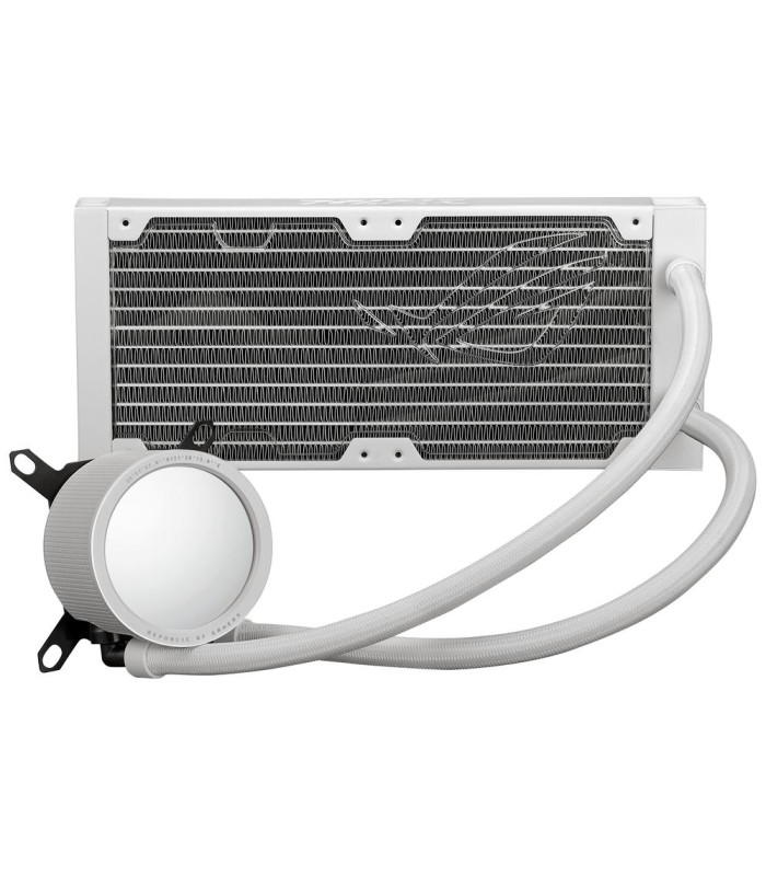 Kit refrigeracion liquida asus rog ryuo iii 240 argb 2x 120mm blanco