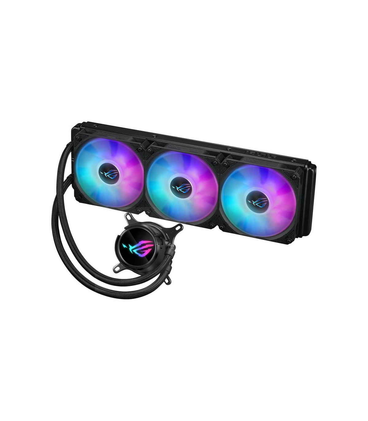Kit refrigeracion liquida asus rog strix lc iii 360 argb 3x 120mm negro