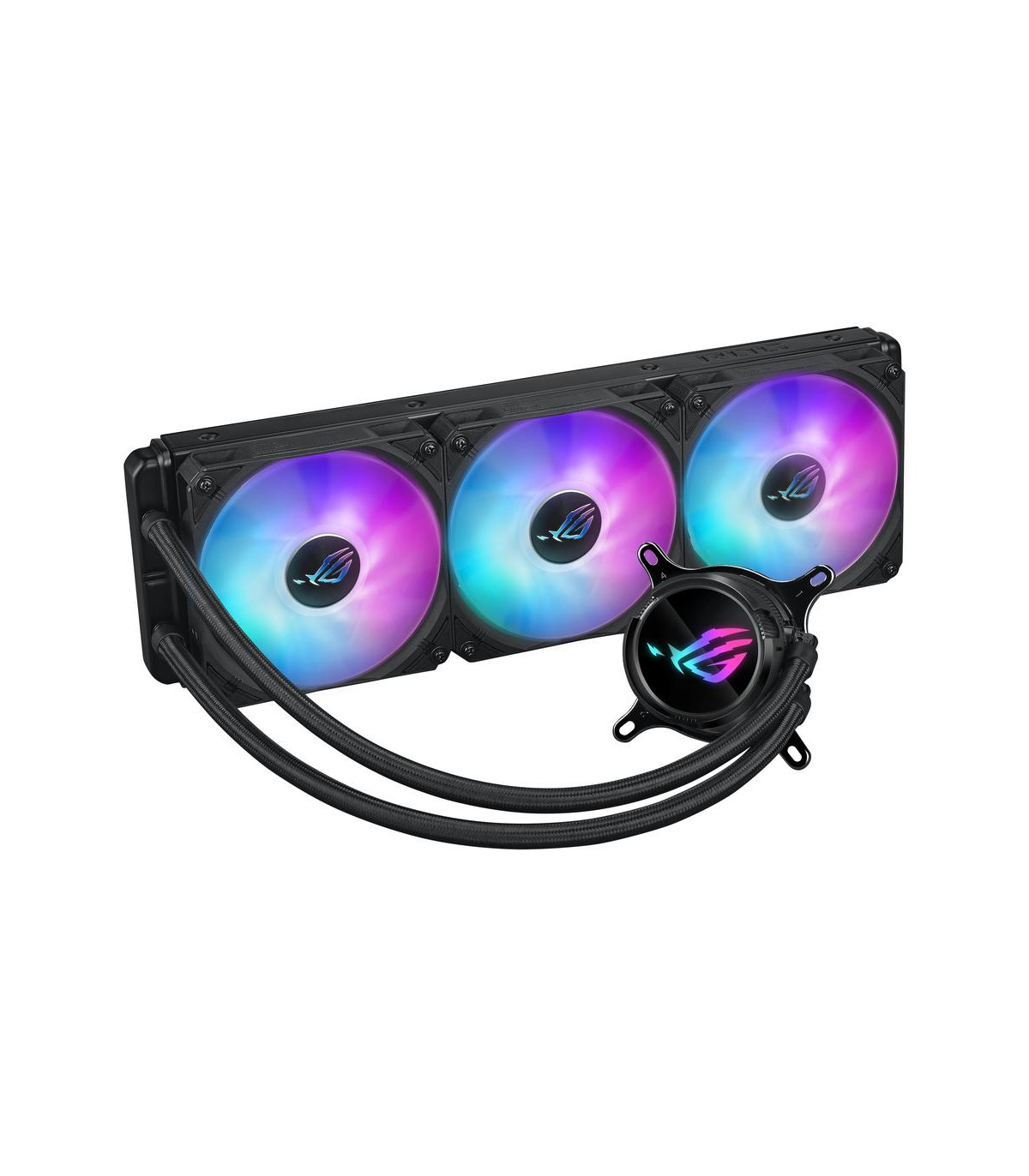 Kit refrigeracion liquida asus rog strix lc iii 360 argb 3x 120mm negro