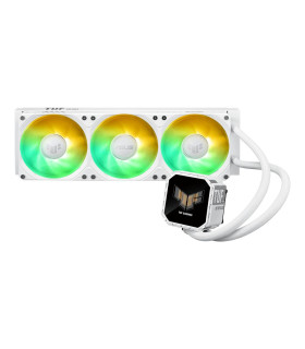 Kit refrigeracion liquida asus tuf gaming lc iii 360 argb lcd 3x 120mm blanco