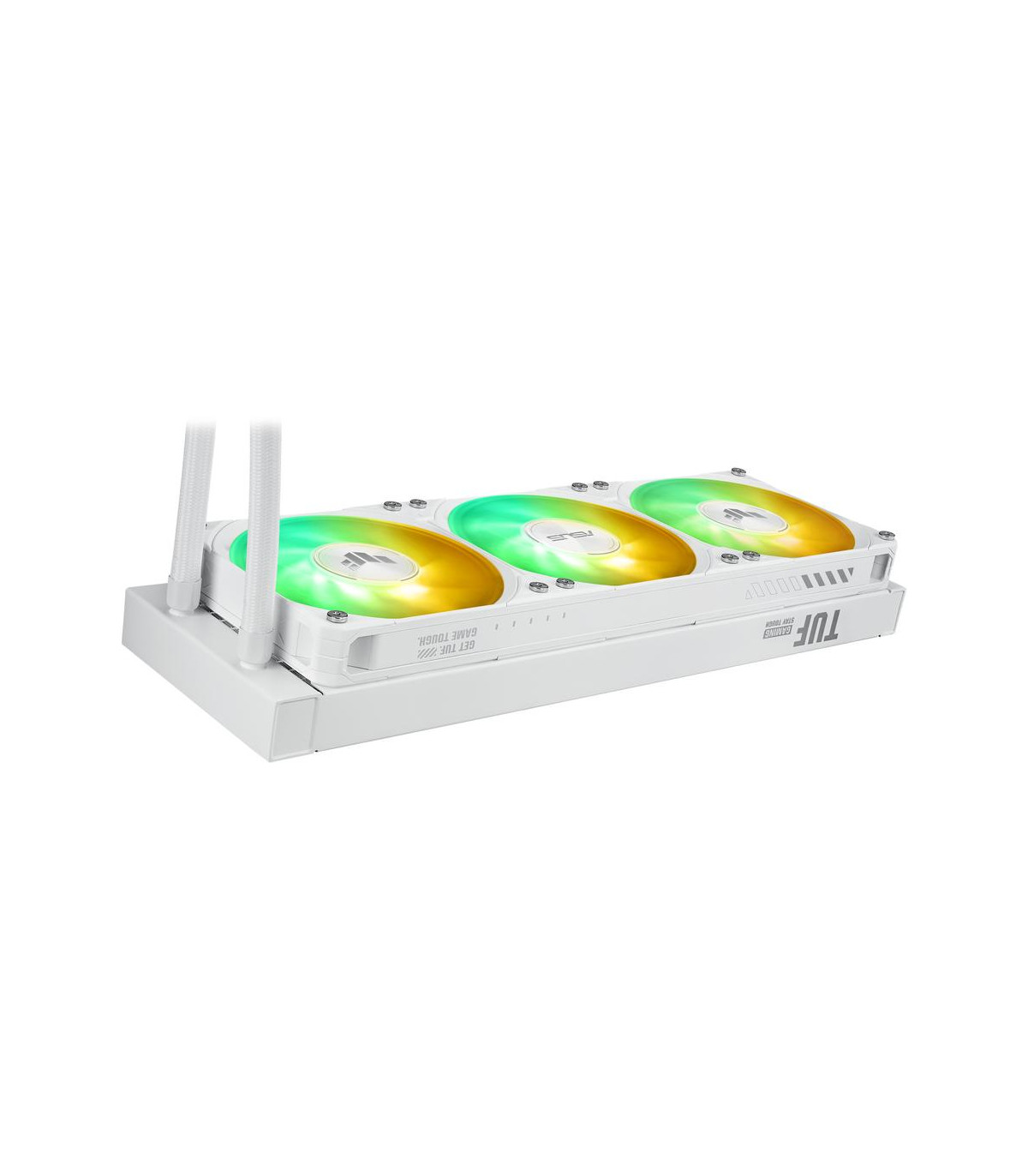 Kit refrigeracion liquida asus tuf gaming lc iii 360 argb lcd 3x 120mm blanco
