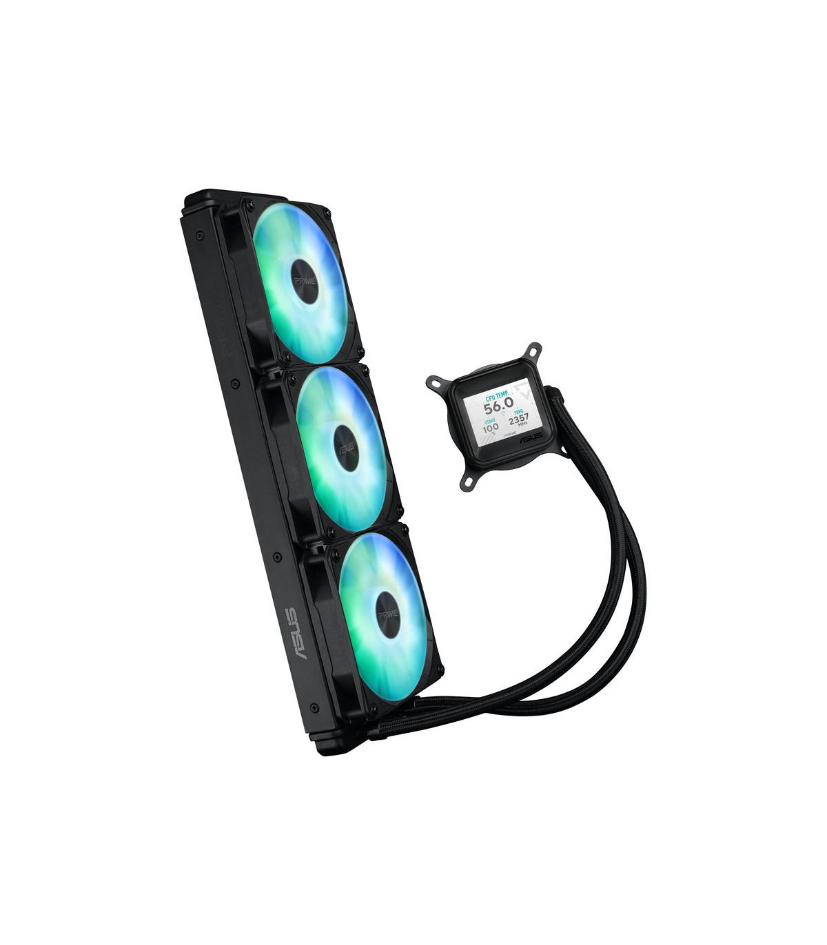 Kit refrigeracion liquida asus prime lc 360 argb 3x 120mm negro