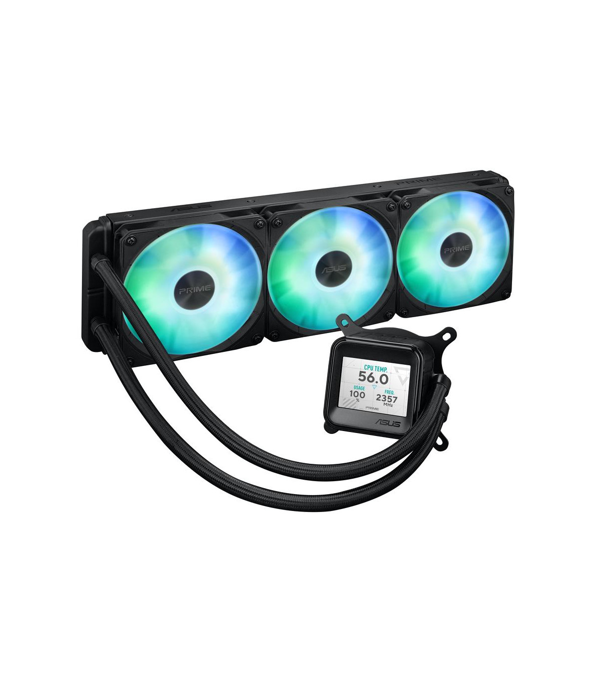 Kit refrigeracion liquida asus prime lc 360 argb 3x 120mm negro