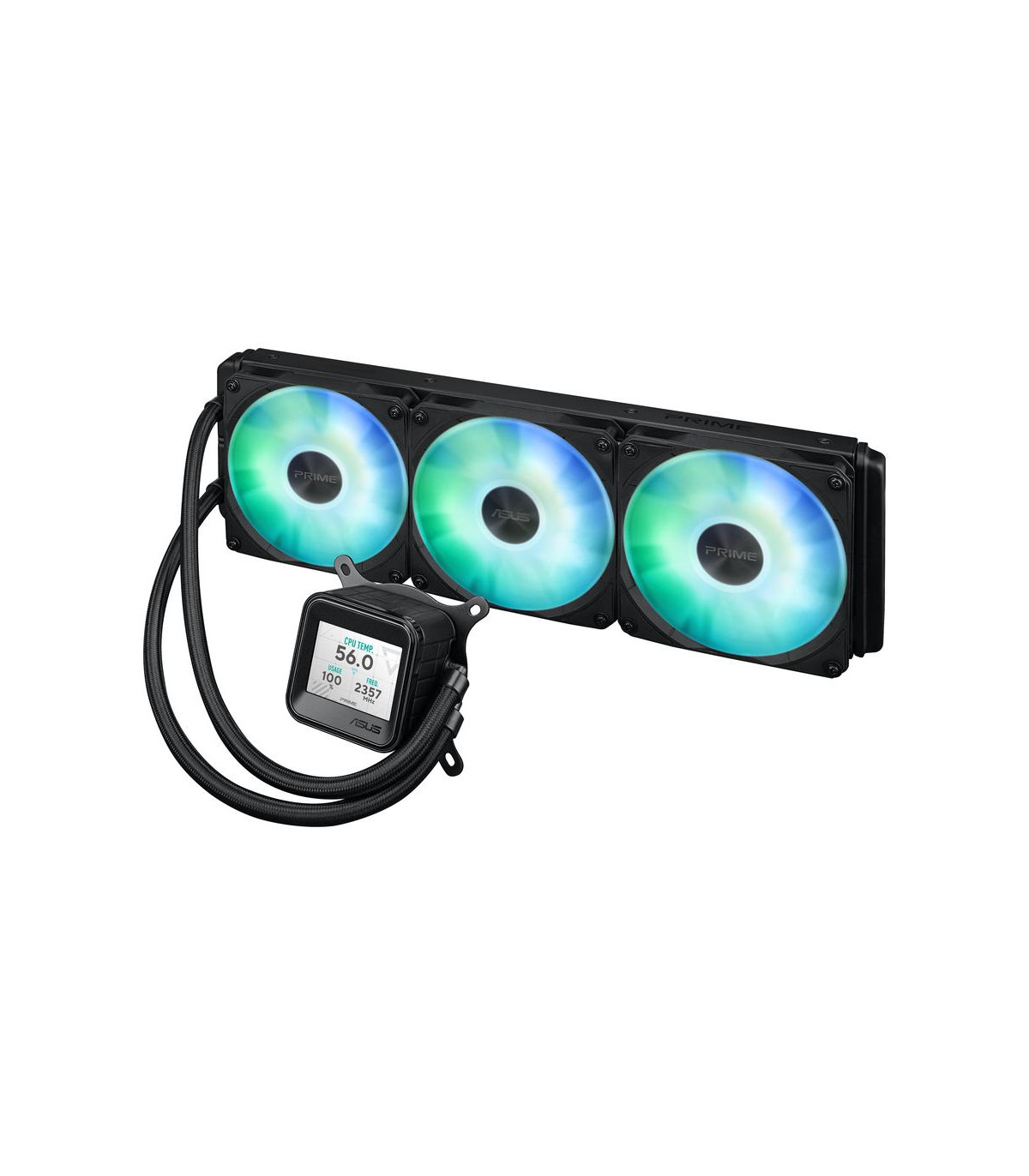 Kit refrigeracion liquida asus prime lc 360 argb 3x 120mm negro