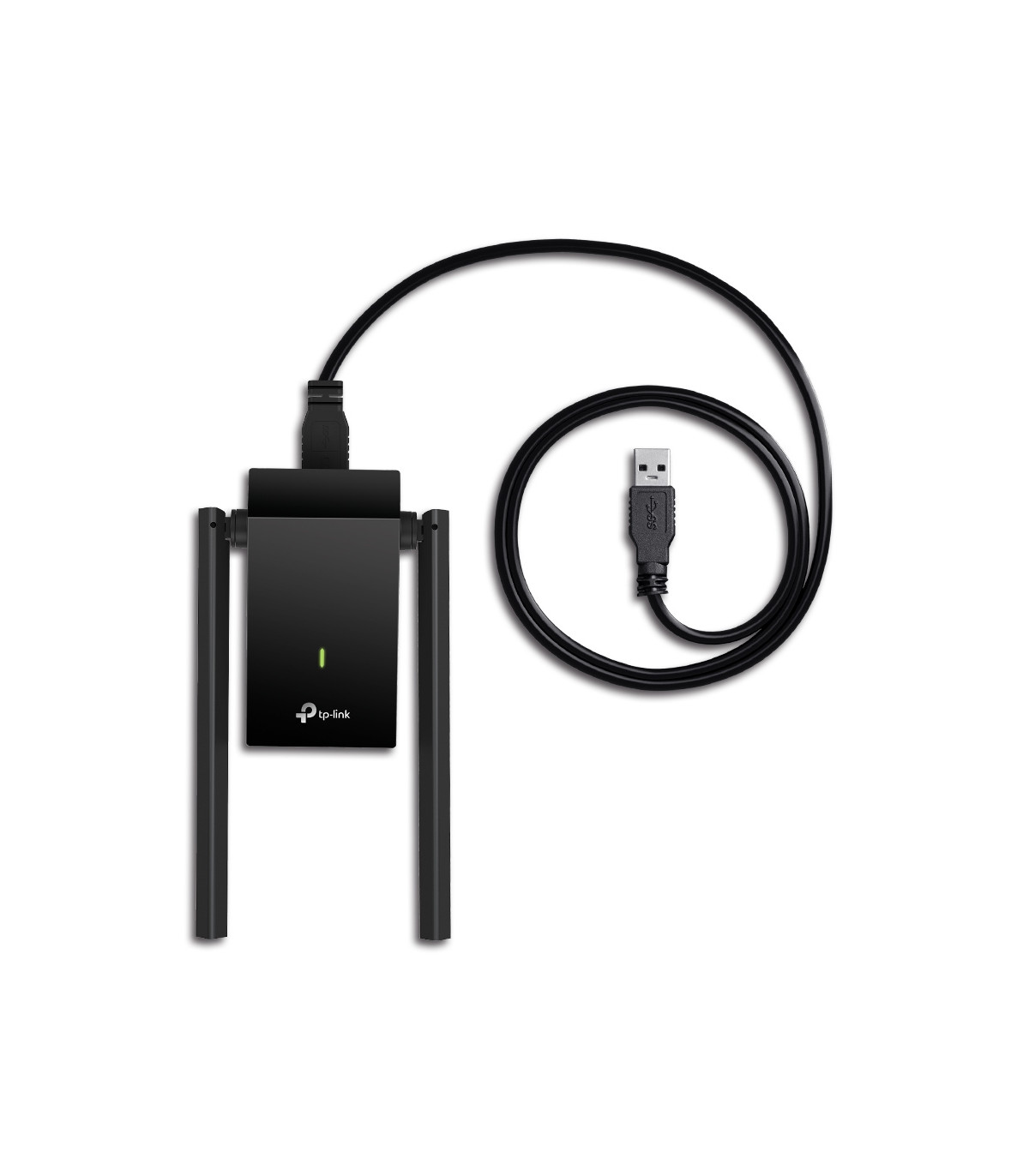 Adaptador usb inalambrico tp - link archer t4u plus ac1300 antenas duales