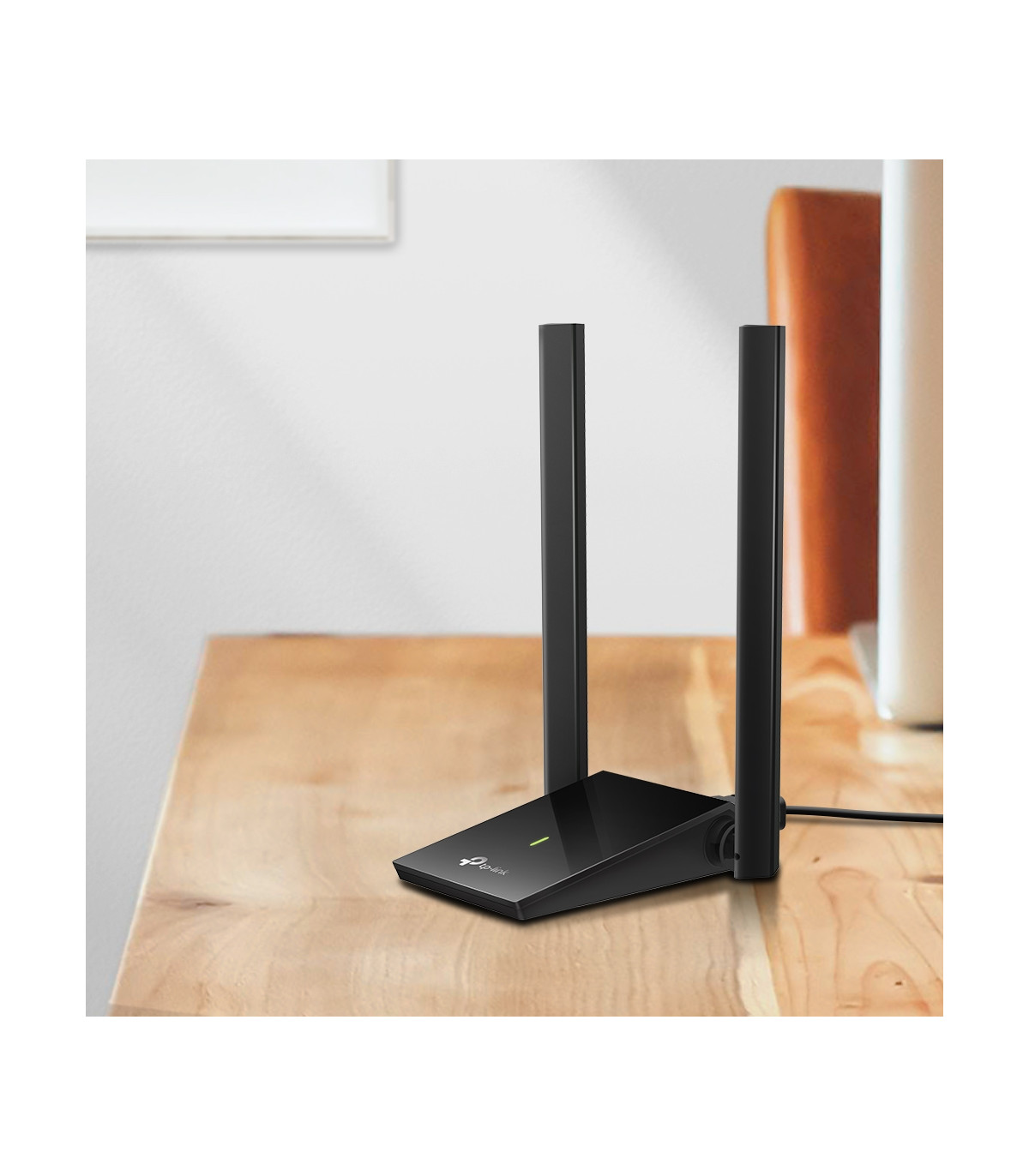 Adaptador usb inalambrico tp - link archer t4u plus ac1300 antenas duales