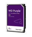 Disco duro interno hdd wd western digital purple wd64purz 6tb 3.5 pulgadas sata 6gb - s 5400rpm 256mb
