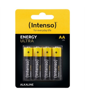 Pack de pilas alcalinas intenso energy ultra aa lr06 4 unidades